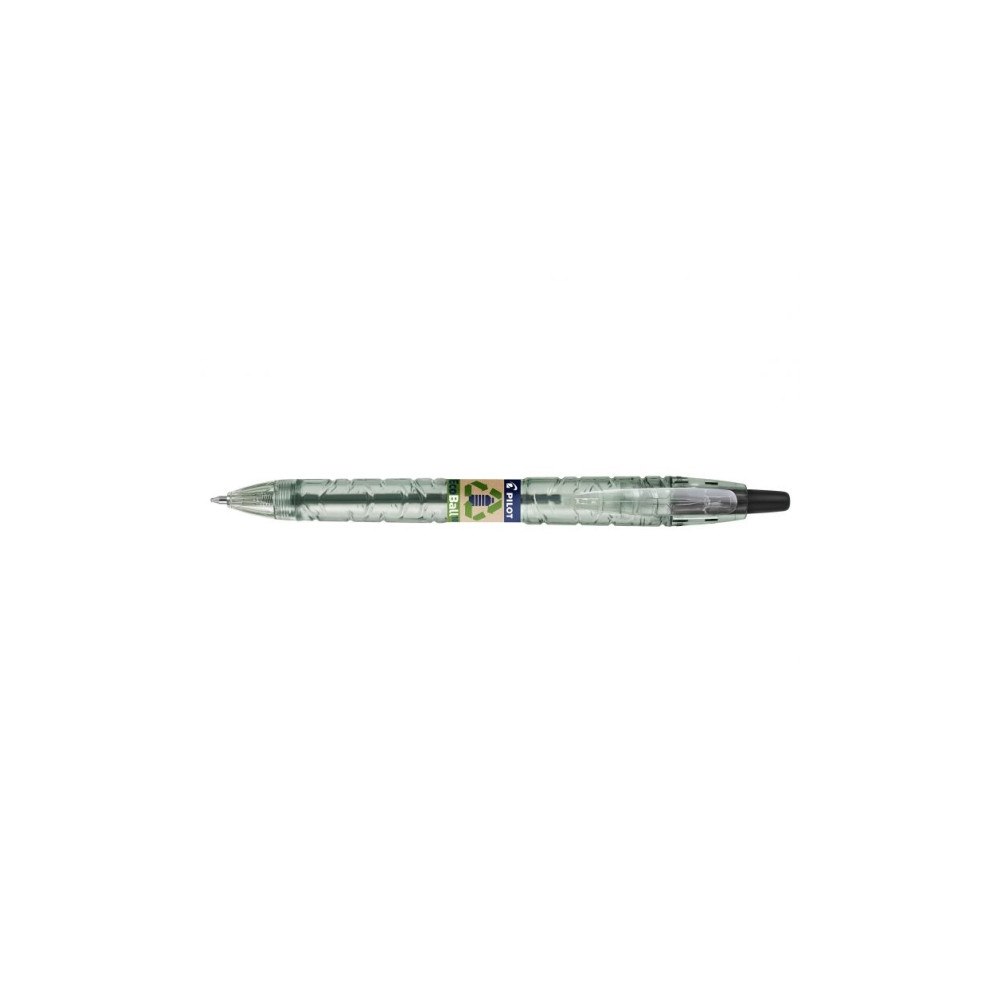 Pilot Pen Kuglepen, Pilot Ecoball, 1 mm, inkl. 10 refiller, sort, pakk...