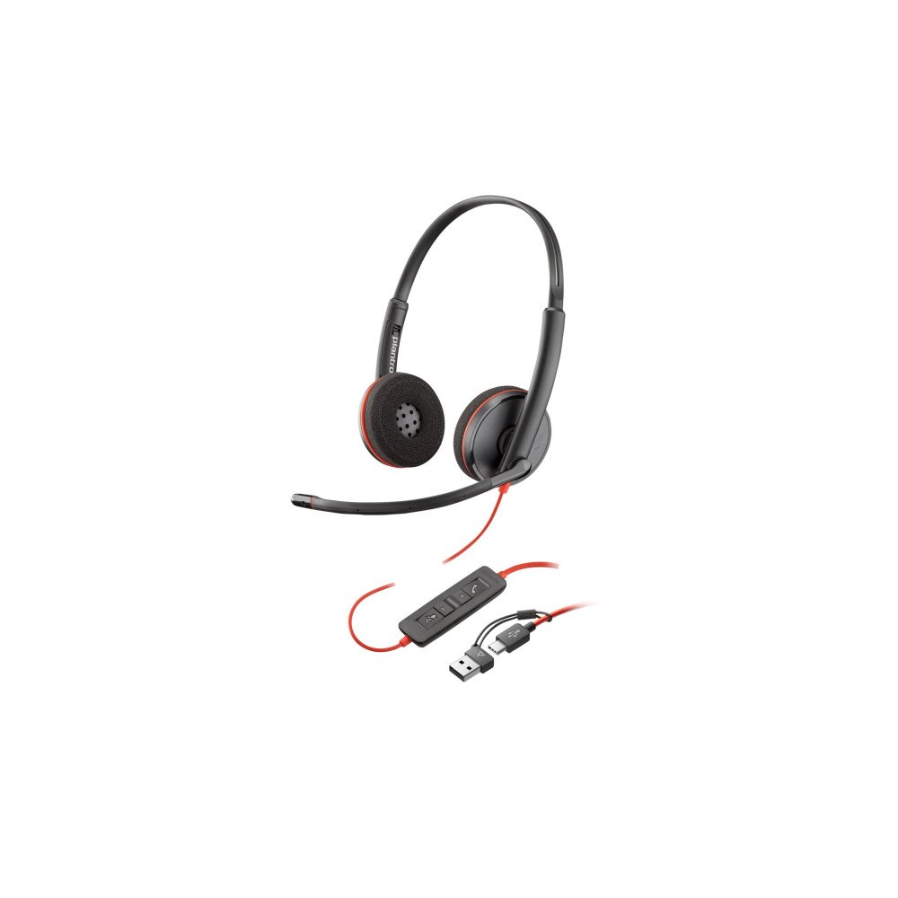 Hewlett-Packard HP Poly Blackwire 3210 - headset - USB-C