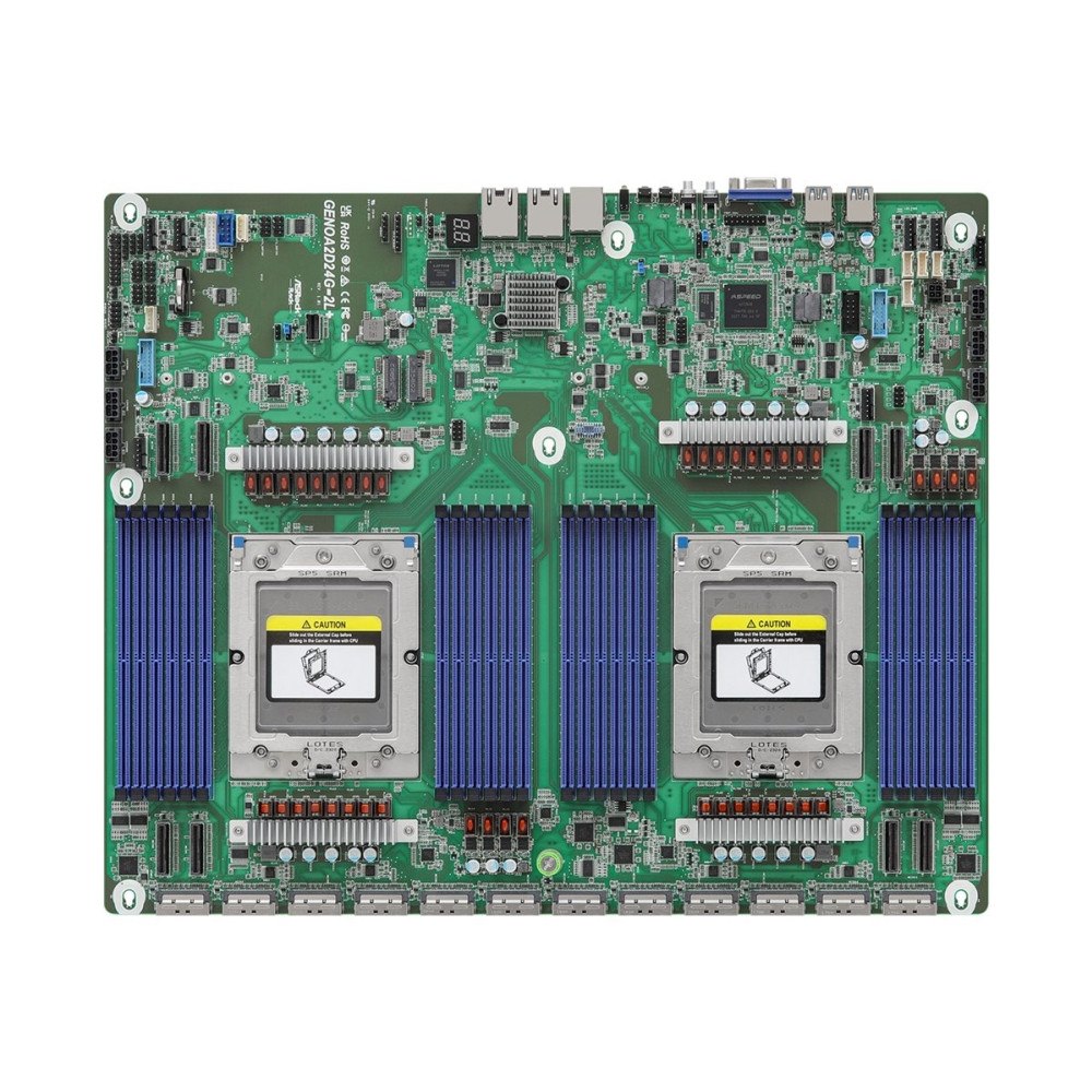 ASRock ASRock Industrial GENOA2D24G-2L+ - moderkort - LGA6096 Socket