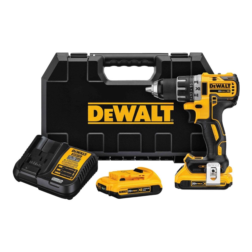 DeWalt DeWALT DCD791D2-QW - borr/drivare - sladdlös - 2 hastigheter - 2 batterier