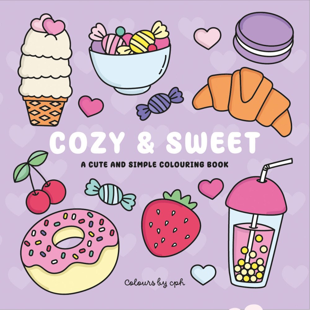 COLOURSBY Målarbok : Cozy and sweet