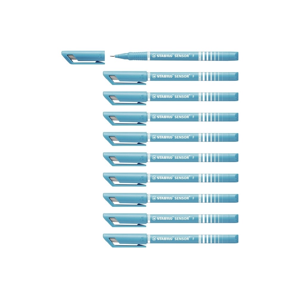 STABILO Stabilo Sensor 189 0,3 mm ljusblå 10 st i förpackning