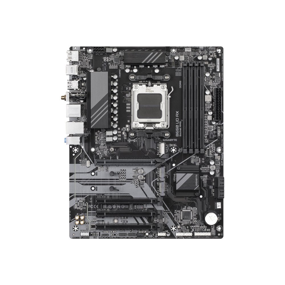 Gigabyte Technology GIGABYTE B650 UD AX, AMD, Sokkel AM5, AMD Ryzen 7000-serien,...