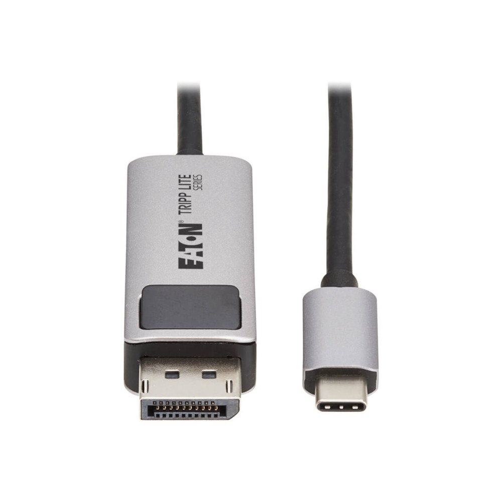 Eaton Corporation Eaton Tripp Lite Series USB-C to DisplayPort Active Adapter Cable M/M 8K 60Hz 4K 144Hz HDR 4:4:4 HDCP 2.3 Black 6ft - vi...