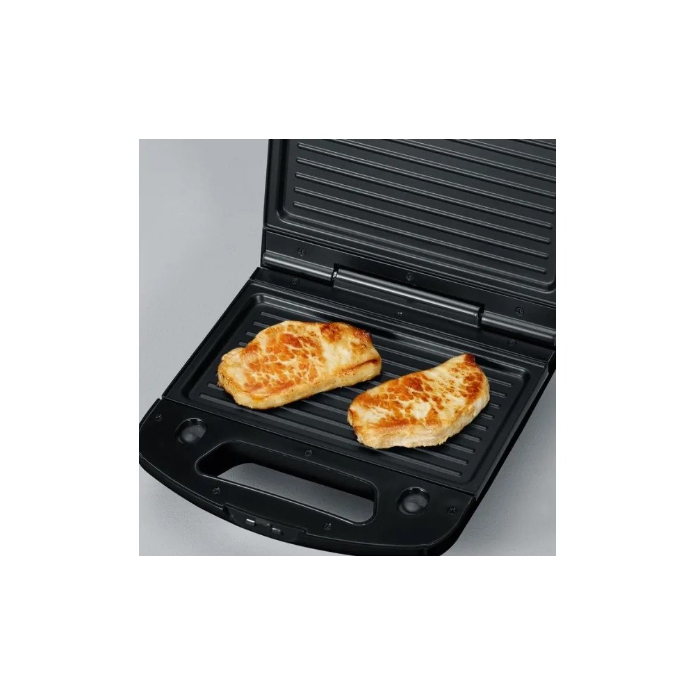 Severin SEVERIN SA 2968 - smörgåsgrill/våffeljärn/grill - svart/krom