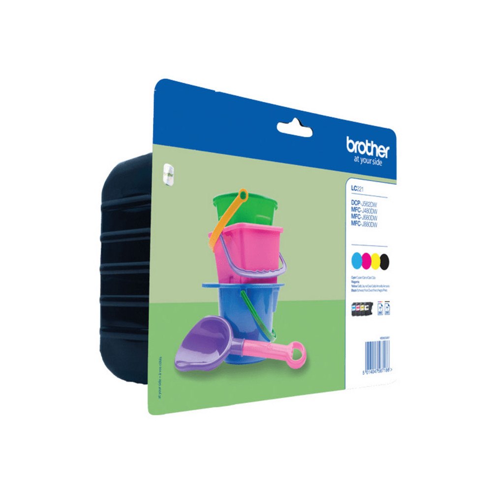 Brother Ink LC221VALBP LC-221 Multipack