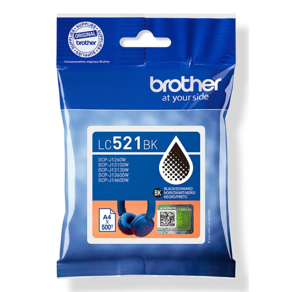 Brother Ink LC521BK LC-521 Black