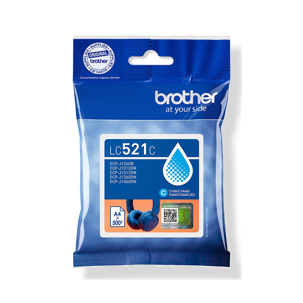 Brother Ink LC521C LC-521 Cyan