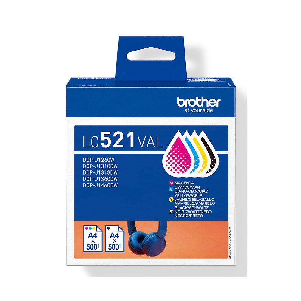 Brother Ink LC521VAL LC-521 Multipack