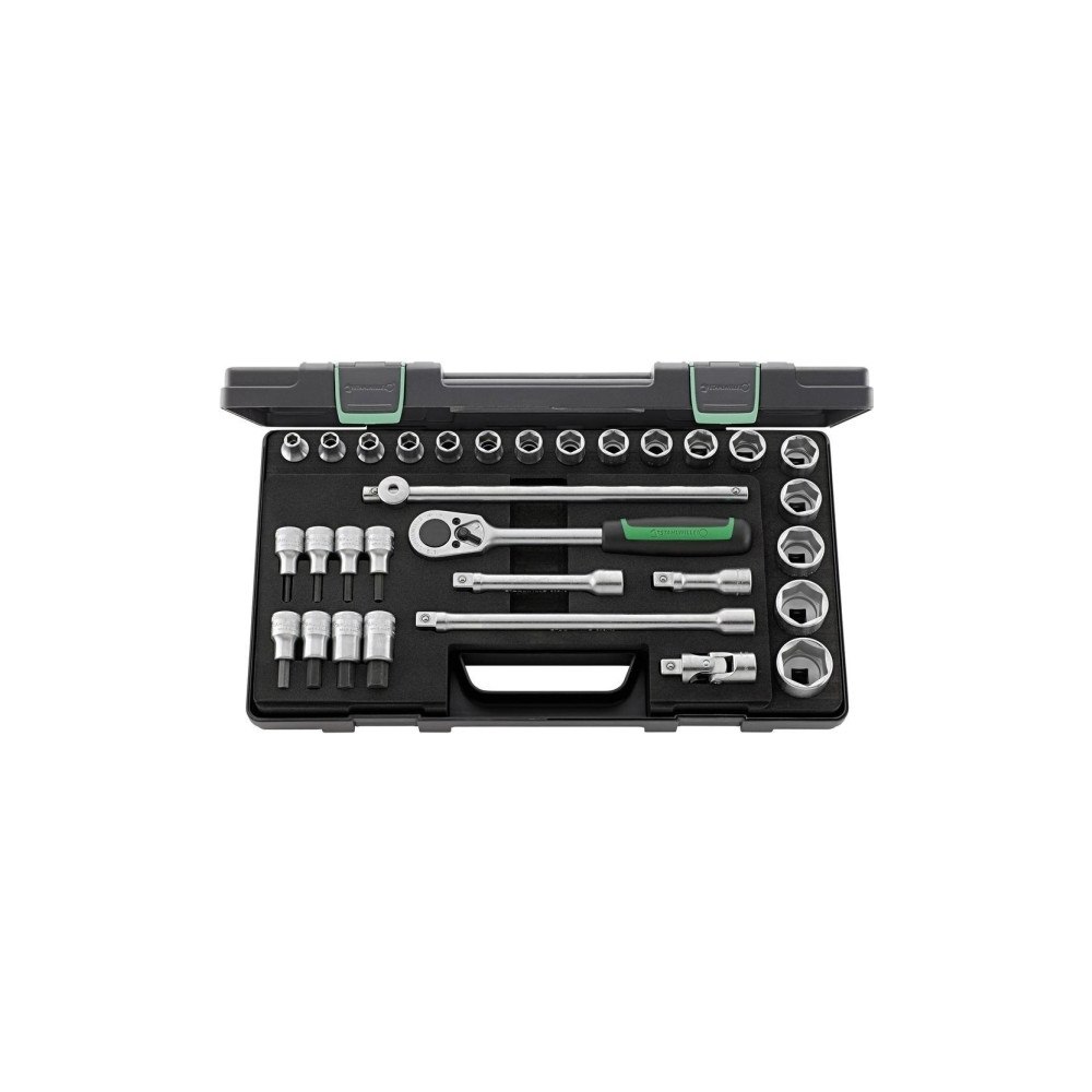 Stahlwille Stahlwille 52/54/25/6 KN Set med hylsnycklar 1/2 (12,5 mm) 3...