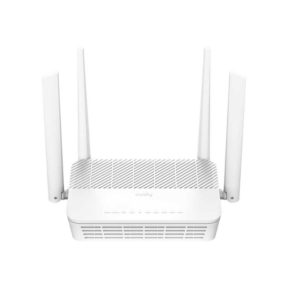 Cudy Cudy WR3000S - 1.0 - trådlös router - Wi-Fi 6 - skrivbordsmodell, väggmonterbar