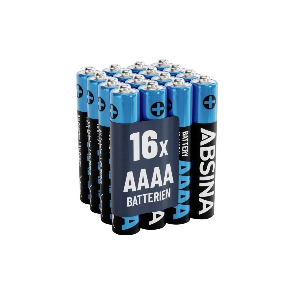 Absina Absina Mini (AAAA)-batteri R61 (AAAA) Alkali-mangan 1.5 V 50...