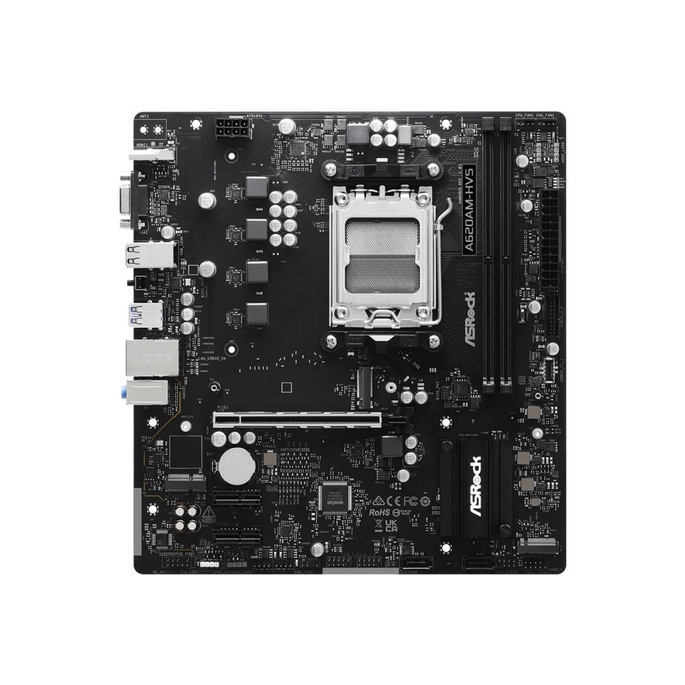 ASRock ASRock A620AM-HVS - moderkort - micro ATX - Socket AM5 - AMD A620A
