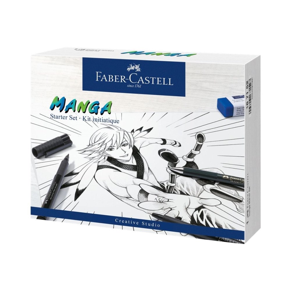 FABER-CASTELL Faber-Castell Manga Starter Set - uppsättning med fineliner och stiftpenna