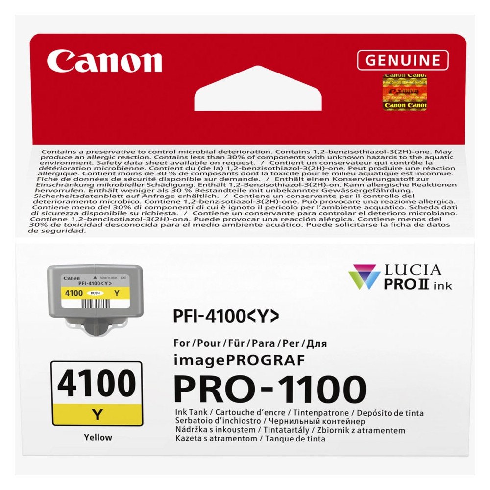 CANON Ink 6780C001 PFI-4100 Yellow