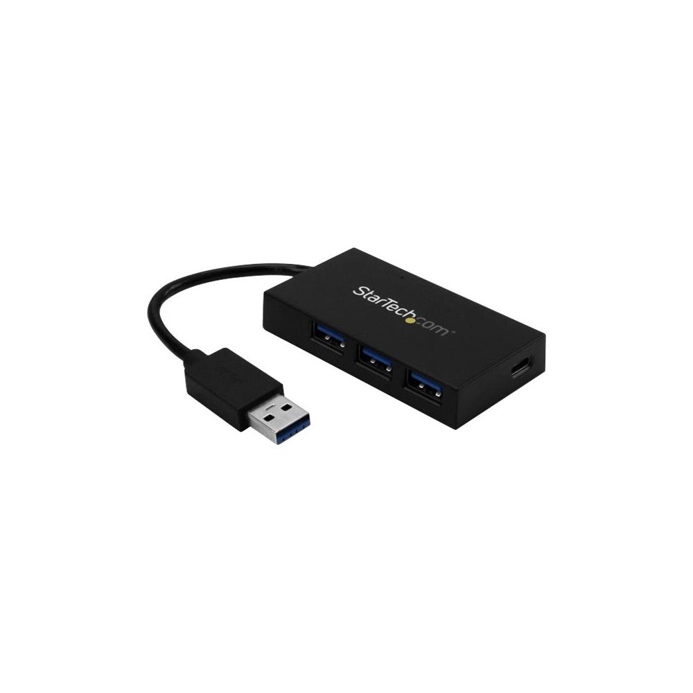 StarTech.com StarTech.com USB-hubb med 4 portar - USB 3.0 - USB-A till 3x USB-A och 1x USB-C - hubb - 4 portar