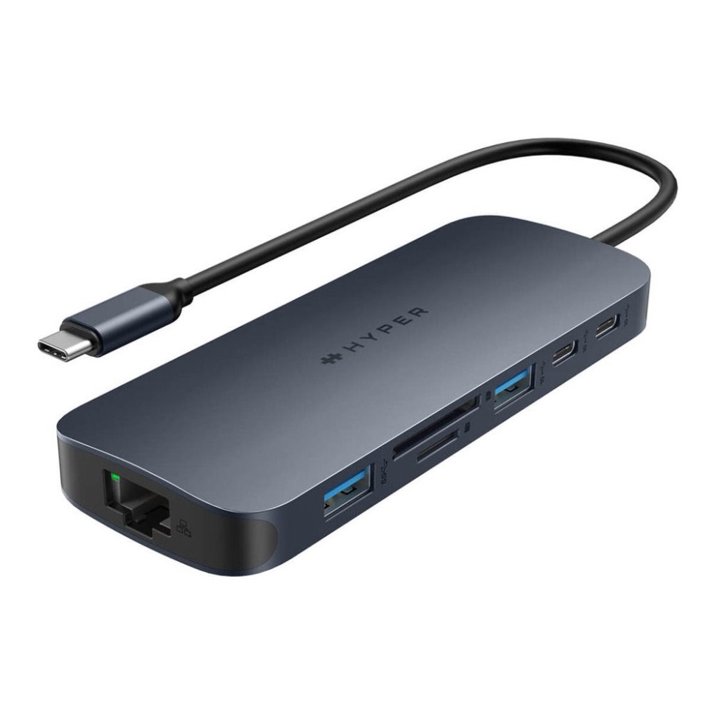 Hyper HyperDrive Next - dockningsstation - USB-C 3.2 Gen 2 / Thunderbolt 3 / Thunderbolt 4 - 2 x HDMI