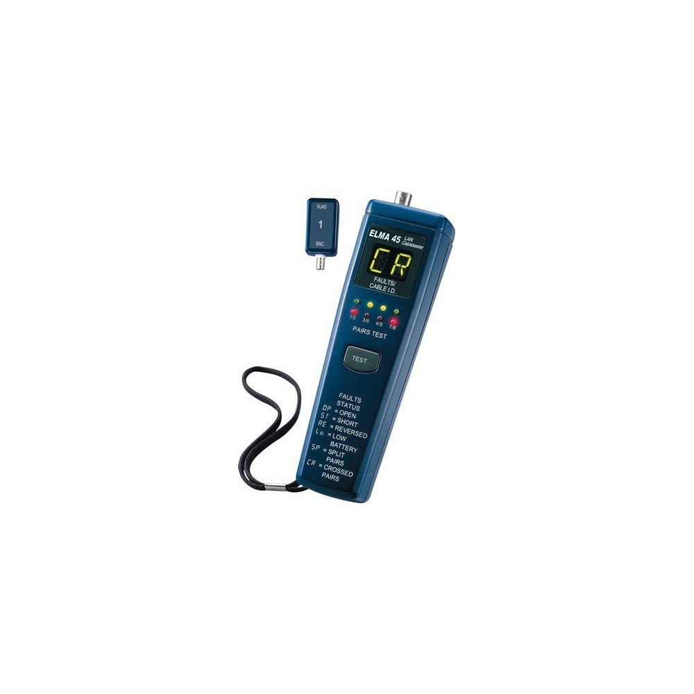 ELMA INSTRUMENTS ELMA INSTRUMENTS Lantester for UTP/Coax test kabellængde: 1,...