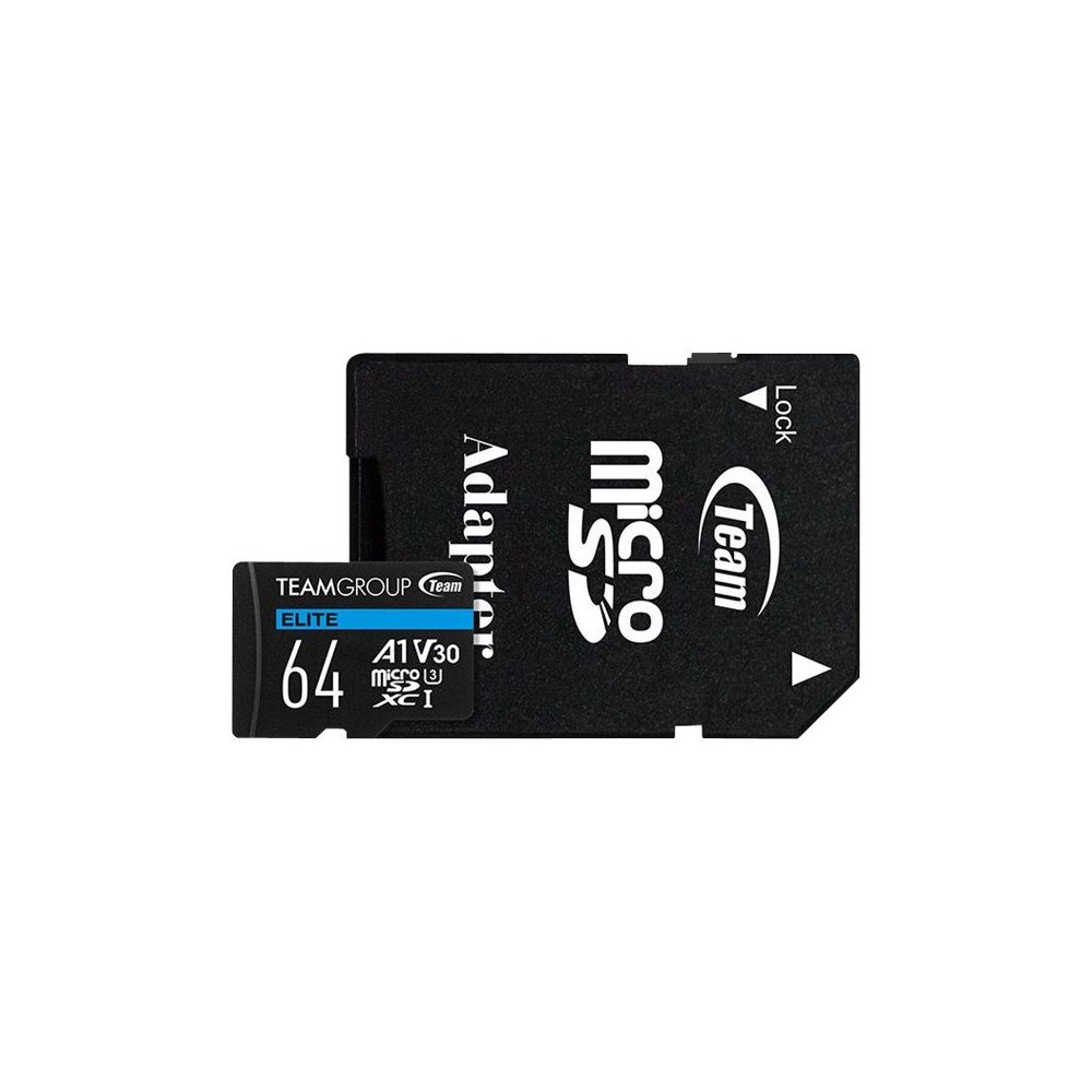 Team Group Team ELITE A1 - flash-minneskort - 64 GB - microSDXC