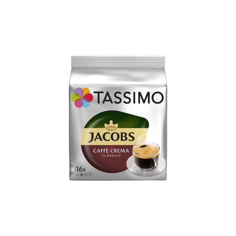 Tassimo TASSIMO 4031510, Kaffekapslar, Caffè crema, T DISC, 16 styck