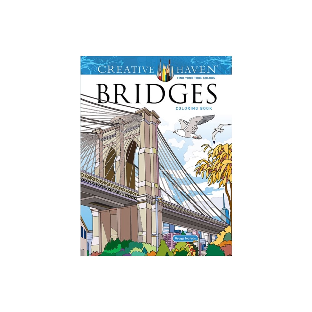 Dover publications inc. Creative Haven Bridges Coloring Book (häftad, eng)