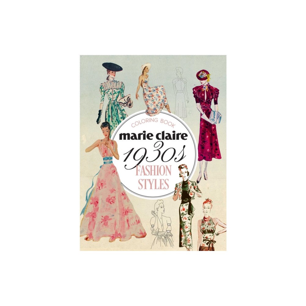 Rockpool Publishing Marie Claire 1930s Fashion Styles Coloring Book (häftad, eng)