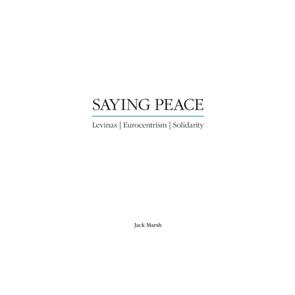 State University of New York Press Saying Peace (häftad, eng)