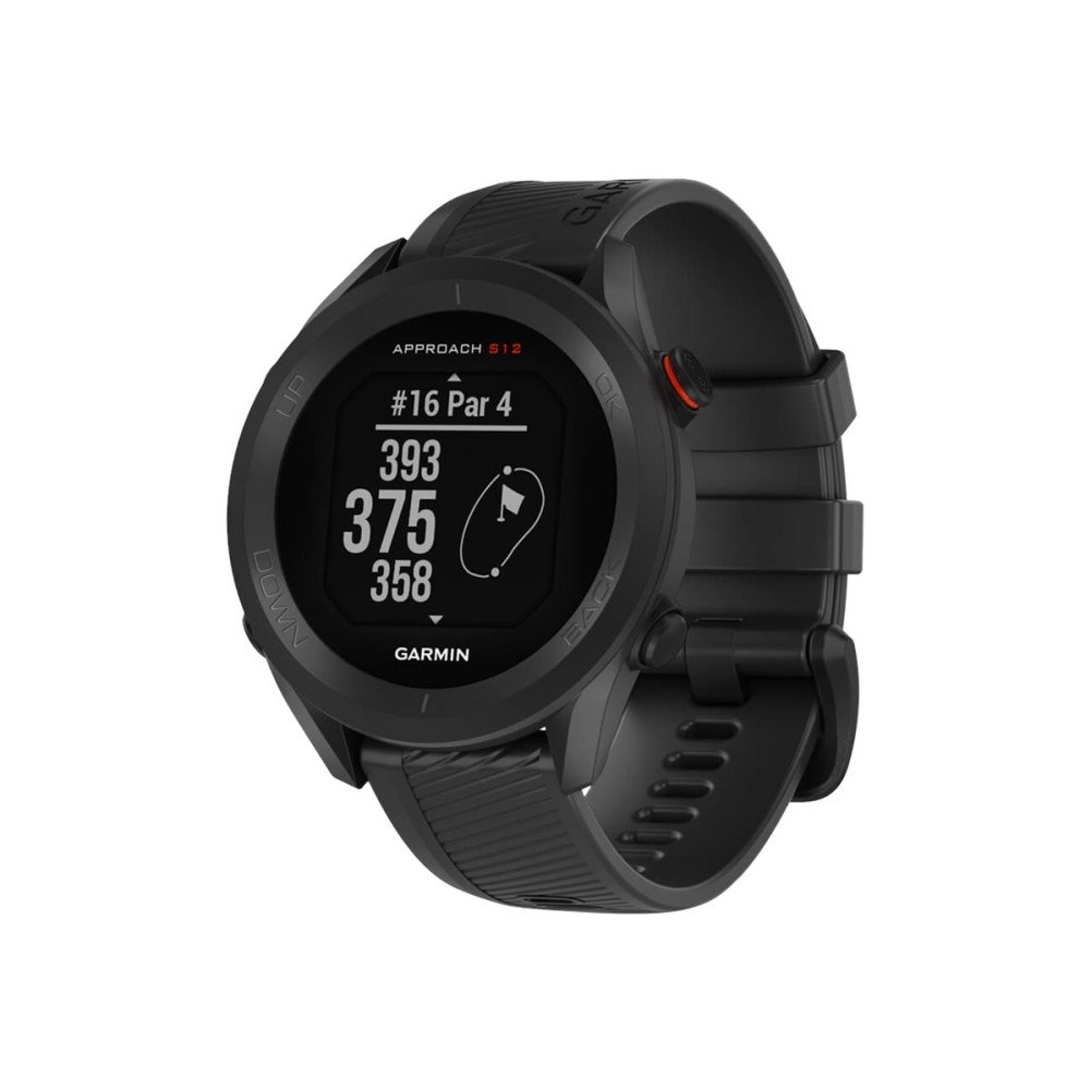 Garmin Garmin Approach S12 - svart - sportklocka med rem - 125 MB