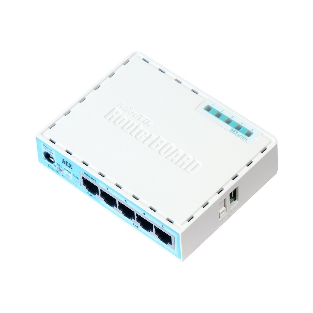 MikroTik MikroTik RouterBOARD hEX RB750Gr3 - router - skrivbordsmodell