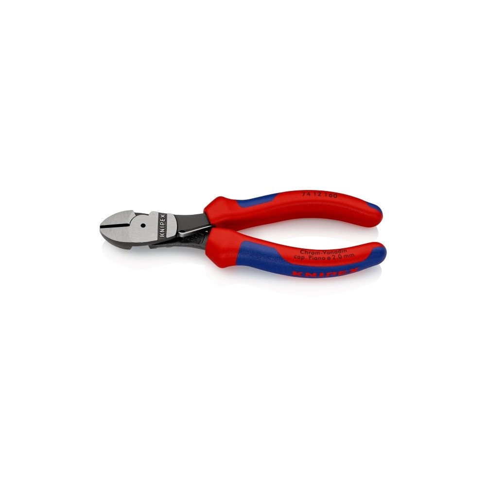 Knipex Knipex 74 12 160, Avbitartång, Kromvanadinstål, Plast, Blå,...