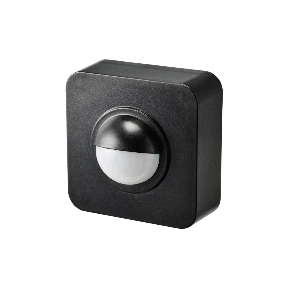 sygonix Sygonix SY-5046552 Väggrörelsesensor Ytmonterad 120° Svart I...