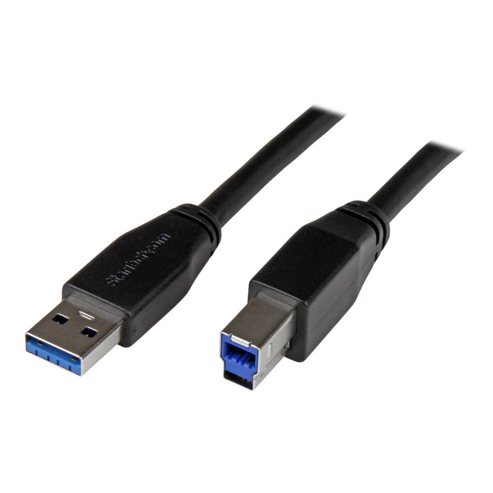 StarTech.com StarTech.com 1 m SuperSpeed USB 3.0-kabel A till B – M/M - USB-kabel - USB Type B till USB typ A - 1 m