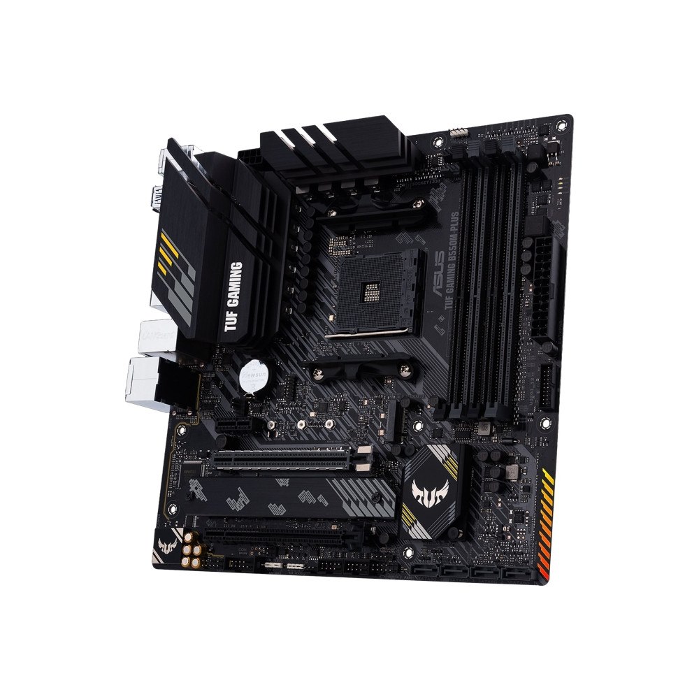 ASUS ASUS TUF GAMING B550M-PLUS - moderkort - micro ATX - Socket AM4 - AMD B550