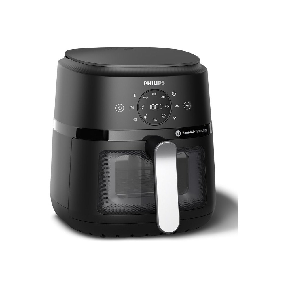 Philips Philips 2000 Series NA221 - varmluftsfritös - svart/silver