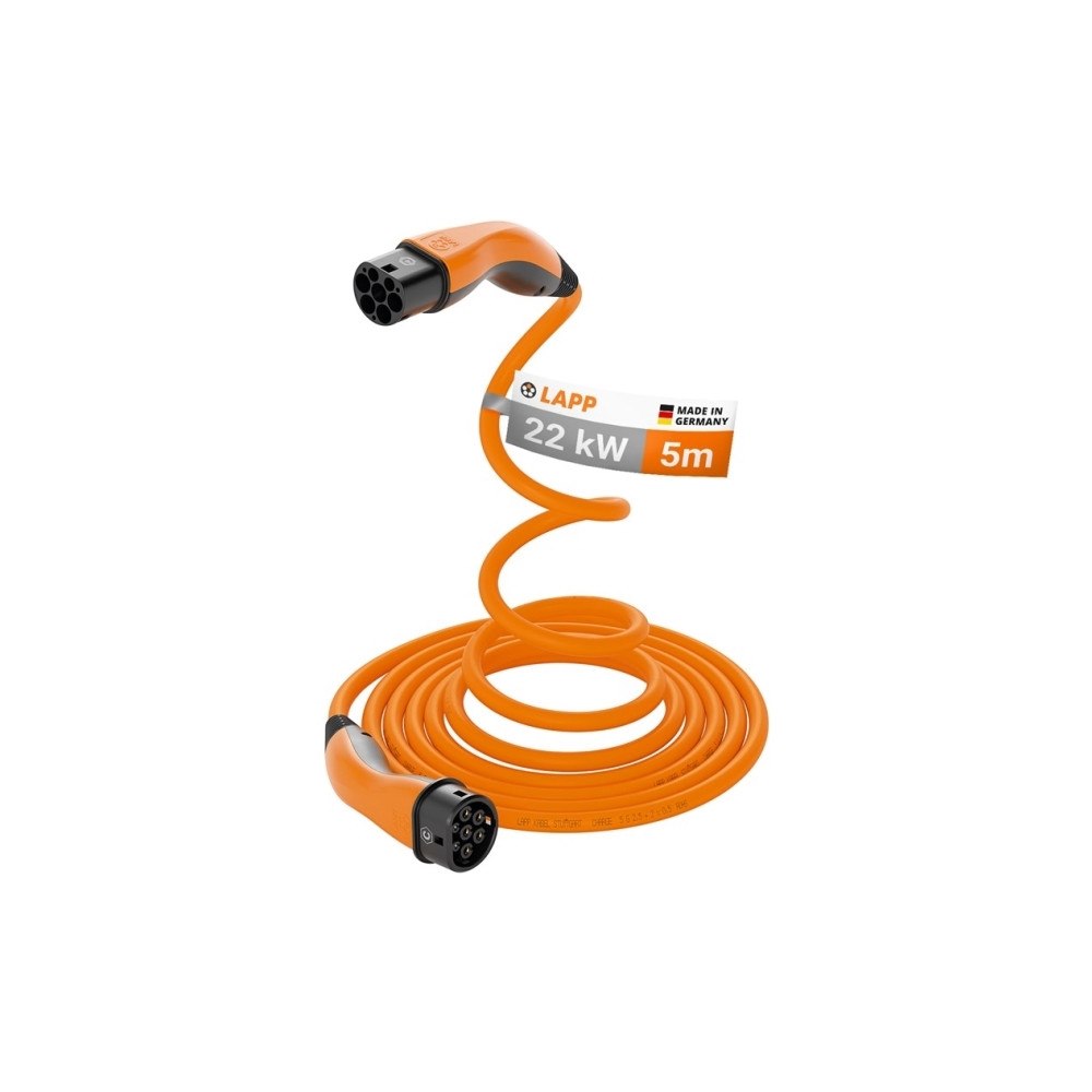 LAPP MOBILITY Lapp Mobility Type 2 Laddkabel för Elbil 22 kW