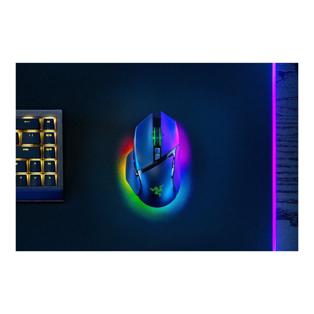 Razer Razer Basilisk V3 pro 35K - mus - Bluetooth, USB-C, 2.4 GHz - svart