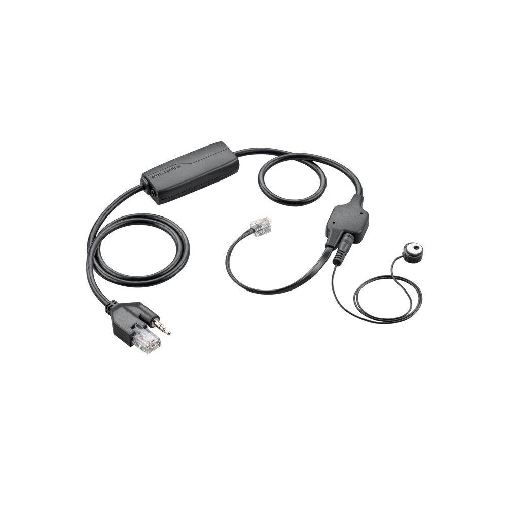 Plantronics HP Poly APV-63 - elektronisk krokomkopplingsadapter för telefon - TAA-kompatibel