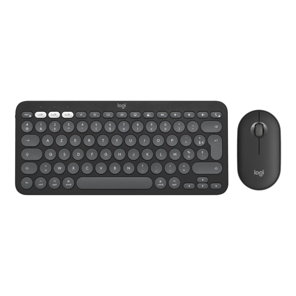 Logitech Logitech Pebble 2 Combo for Mac - sats med tangentbord och mus - QWERTY - USA, internationellt - tonal graphite Inmatnin...