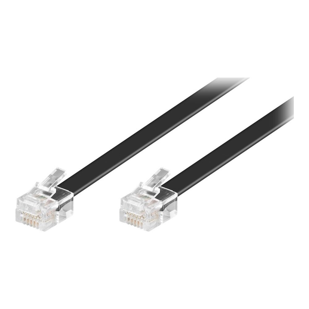 WENTRONIC GMBH Wentronic Goobay modulär anslutningskabel, svart, 15 m