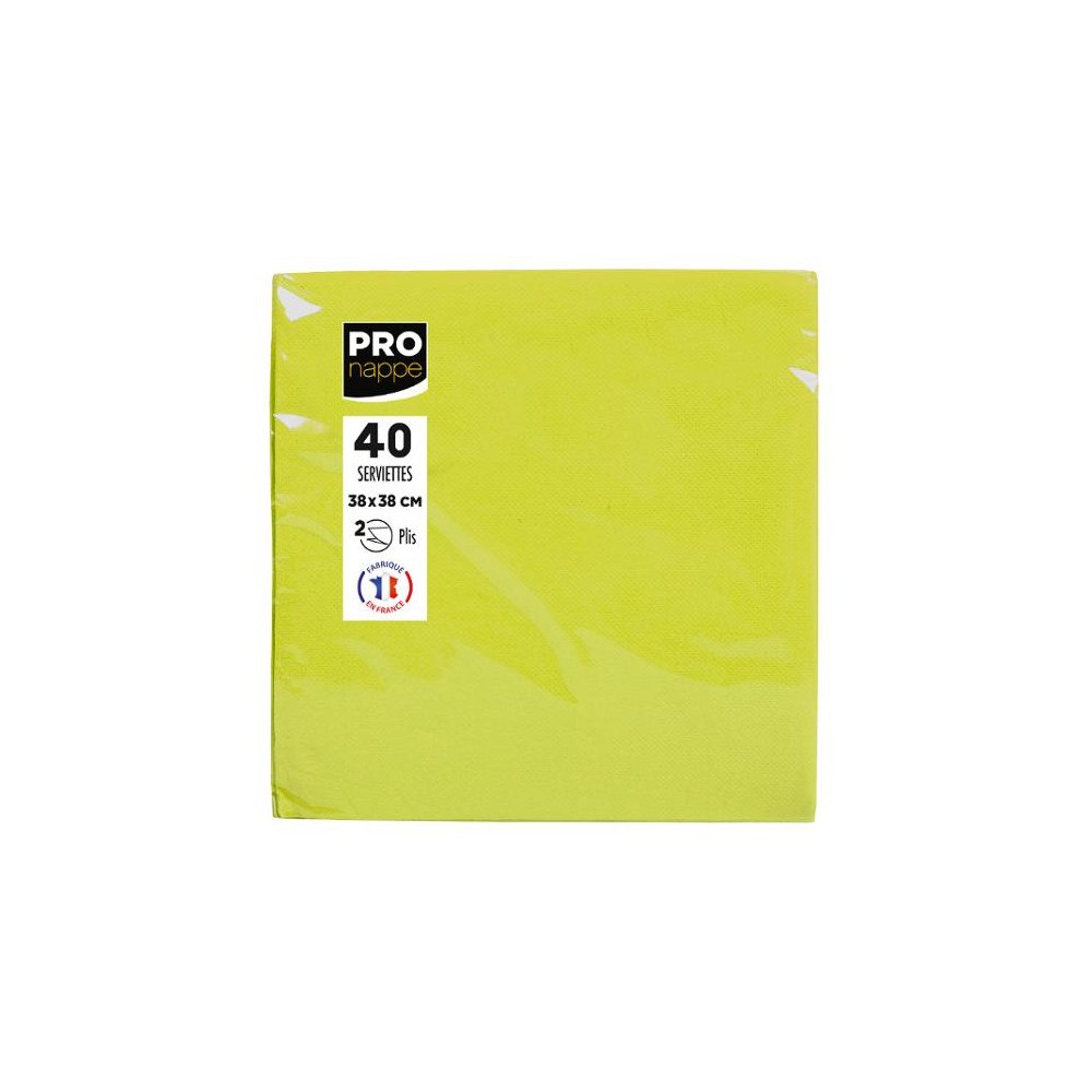PRONAPPE Servett PRONAPPE 38x38cm kiwi 40/fp