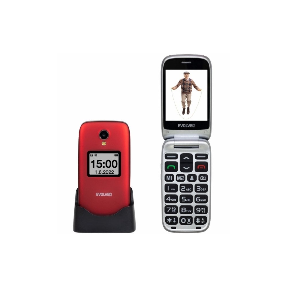 Evolveo Evolveo EasyPhone FS, Flip, Ett SIM-kort, 7,11 cm (2.8"), 3...