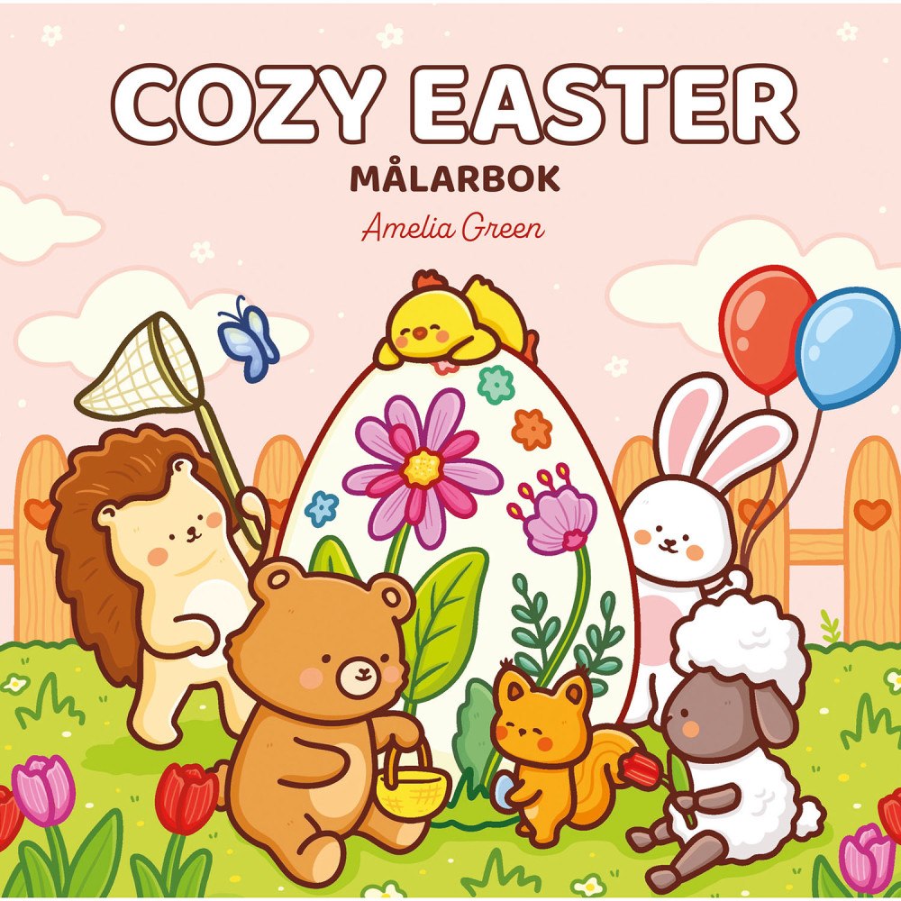 Tukan Förlag Målarbok : Cozy Easter