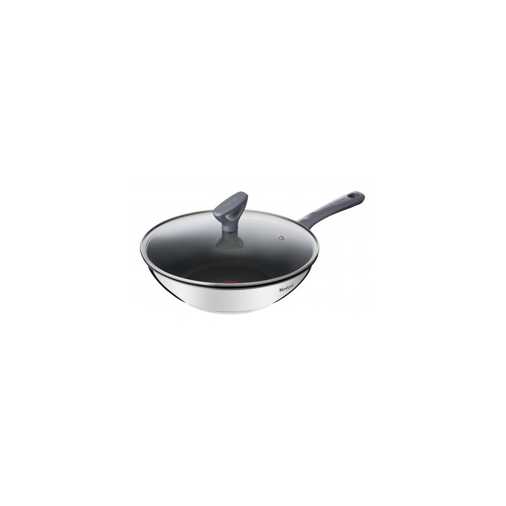Tefal Tefal Daily Cook G7309955, Rund, Wokpanna, Rostfritt stål, R...