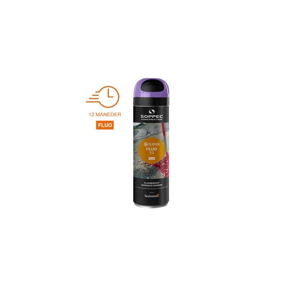 TECHNIMASK SOPPEC mærkespray TP FLUO 500 ml. LILLA
