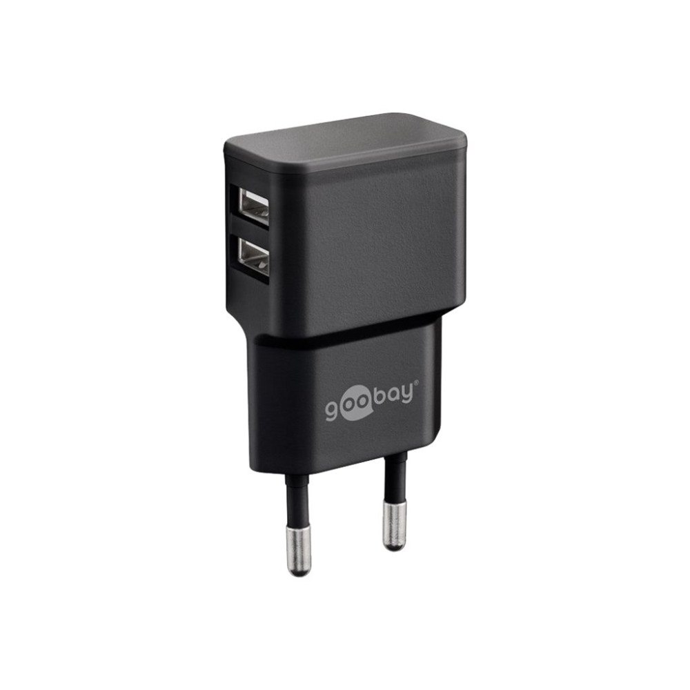 Goobay goobay Dual USB charger strömadapter - USB - 12 Watt
