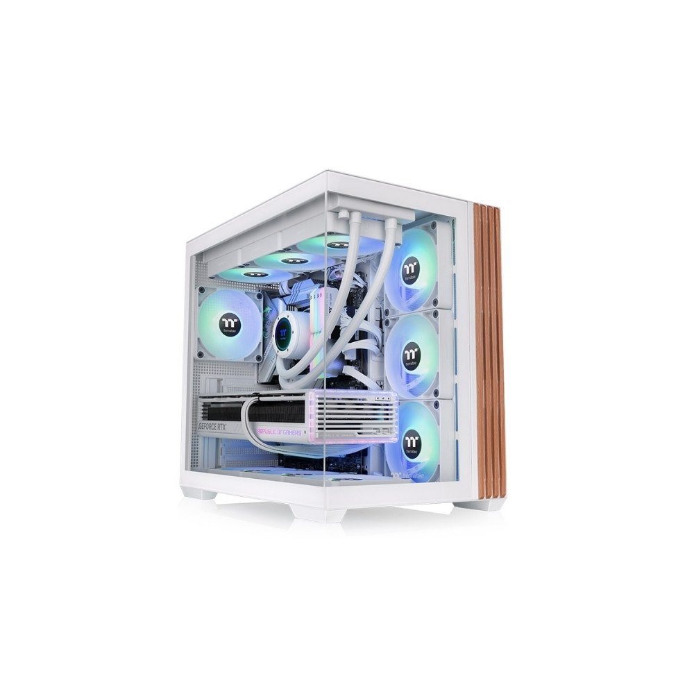 Thermaltake Thermaltake View 380 WS ARGB, Midi Tower, PC, Vit, ATX, micr...