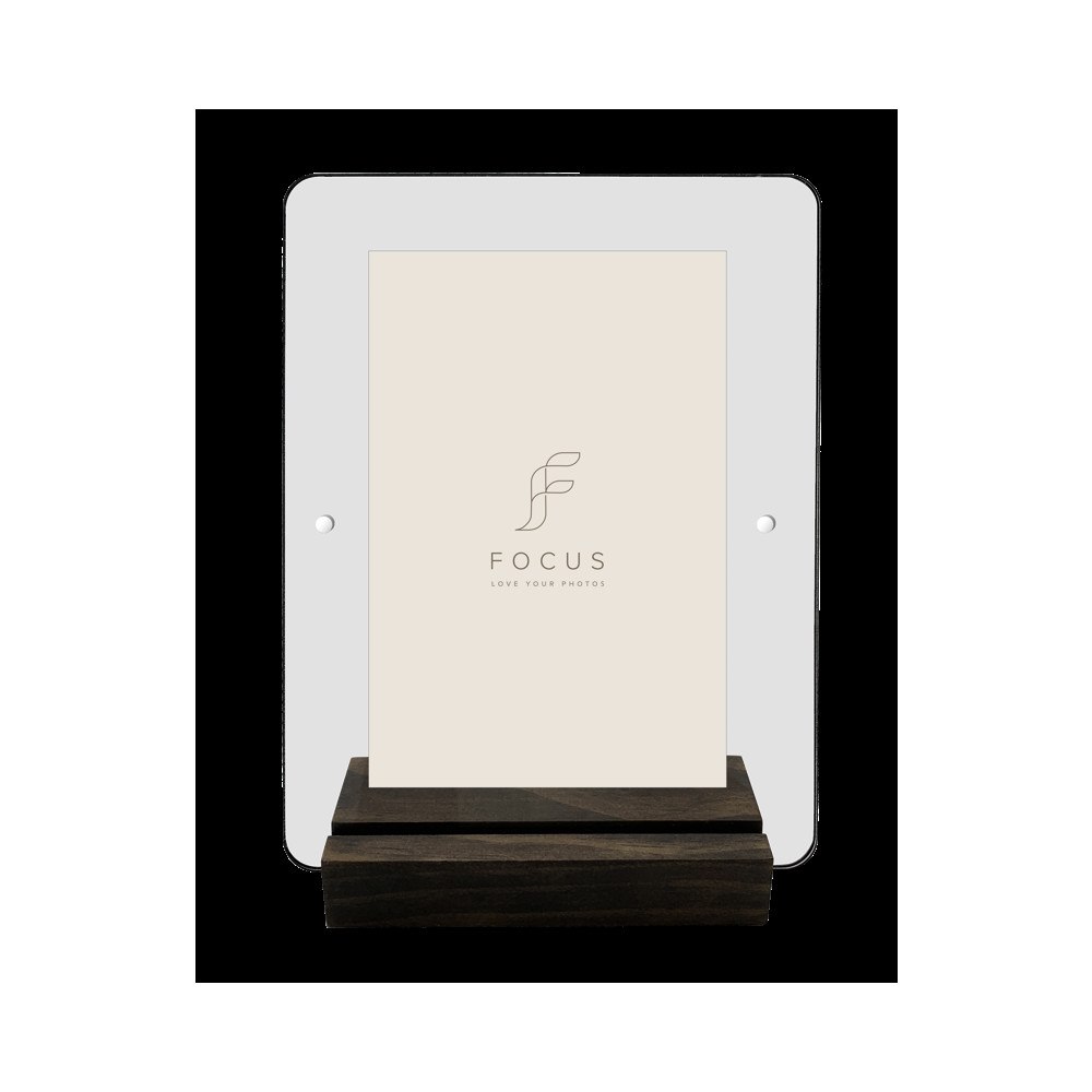 FOCUS Focus Photo Block Walnut Acrylic 10x15