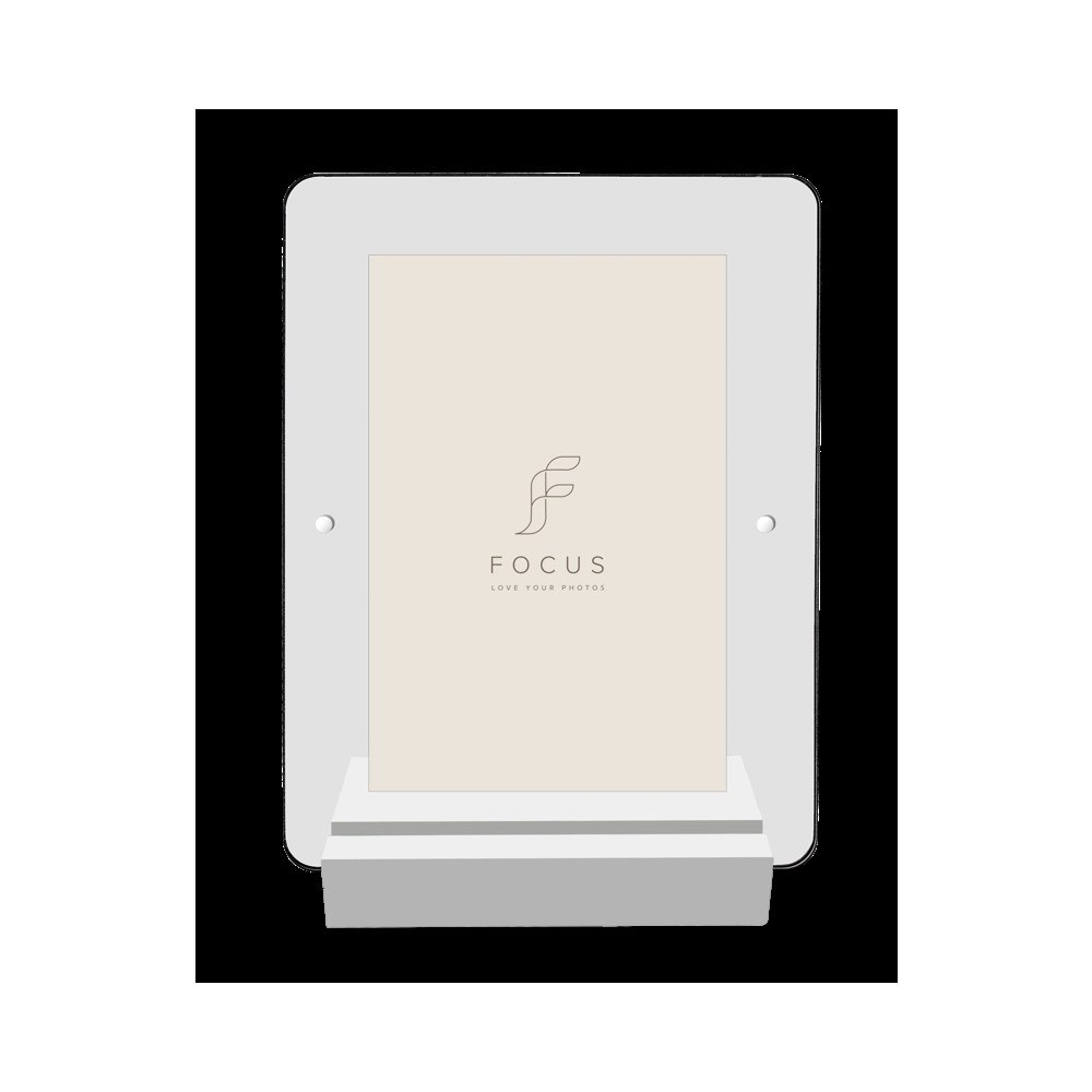 FOCUS Focus Photo Block White Acrylic 10x15