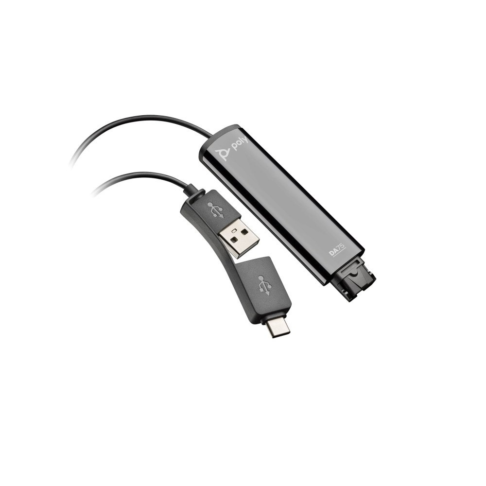 Plantronics HP Poly DA75 - ljudkort - USB-C / USB-A