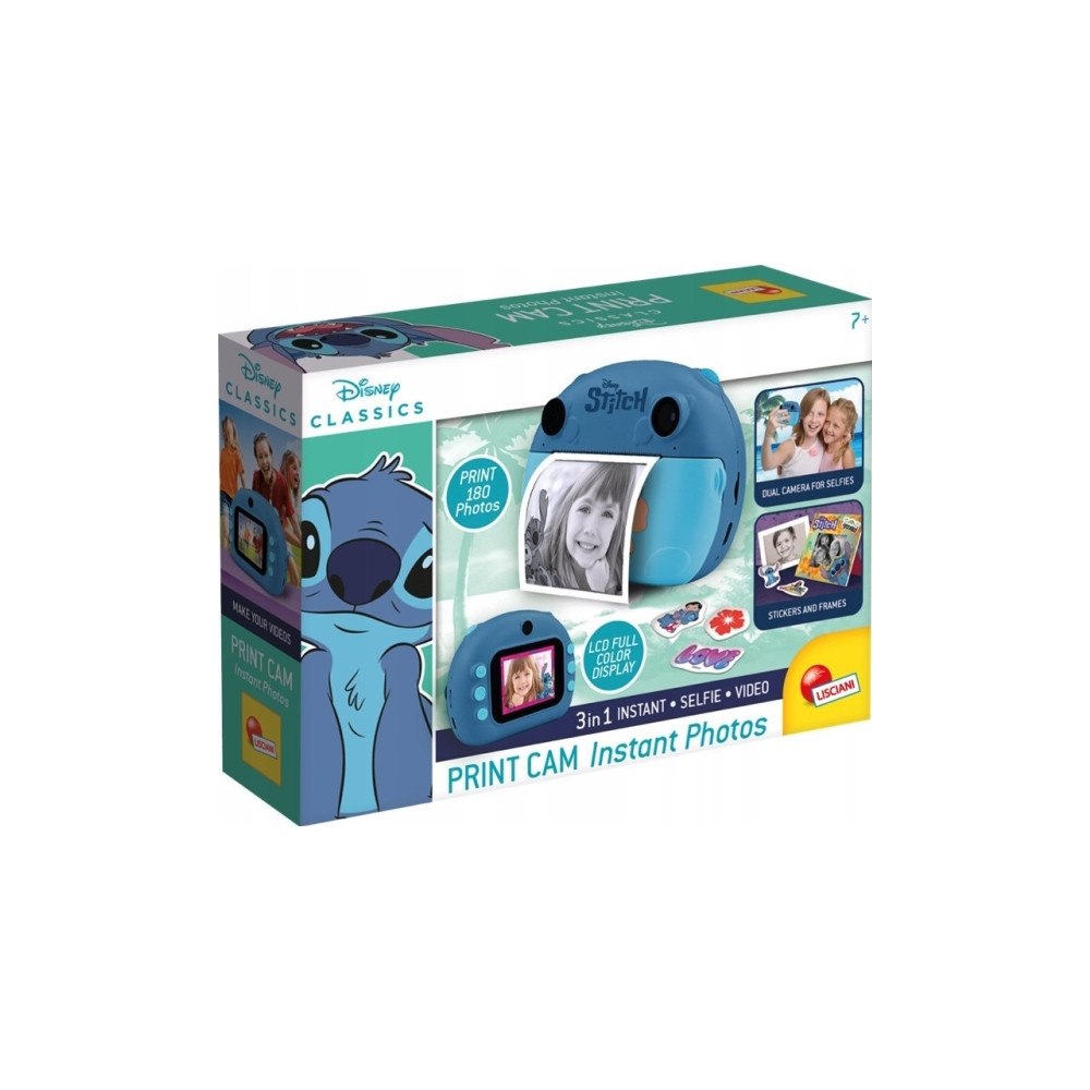 Lisciani Lisciani PROMO Snabbfotokamera 3-i-1 PRINT CAM Stitch Instan...